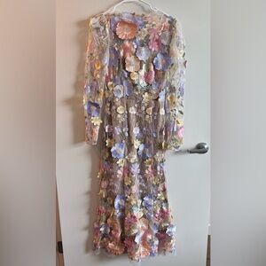 BRAND NEW 
Elliatt Shannon 3D Floral Gown - Size Small